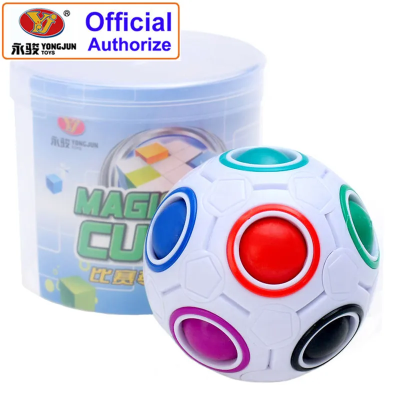

Yongjun YJ0233 Football Creative Children Educational Toys Magic Cube Puzzle for Beginner Competition Cubes Toys for Kids YJ101