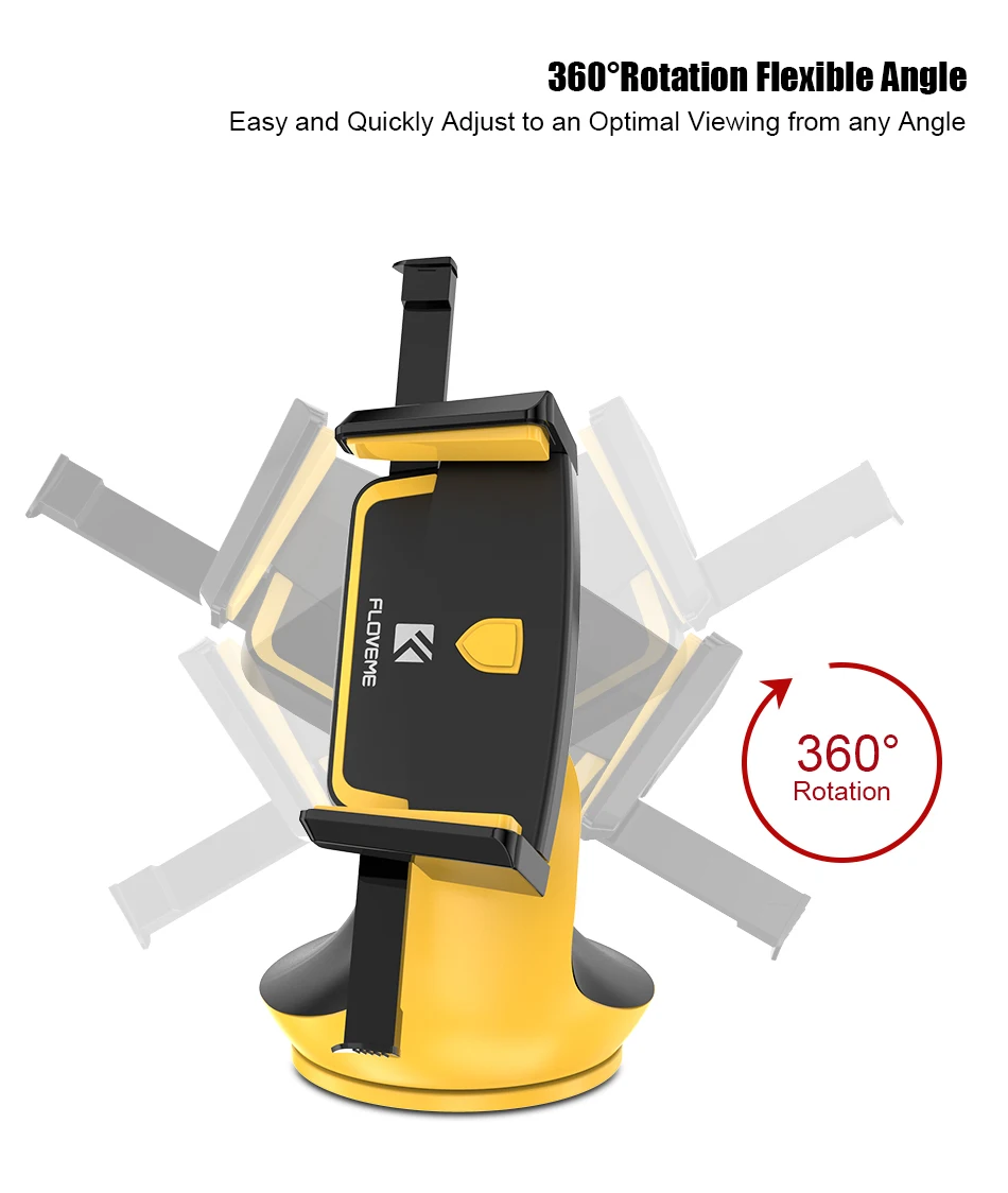 360 Rotate Car Holder Phone Holder For Samsung Galaxy S8 (4)