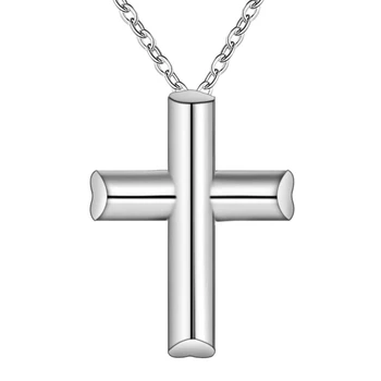 

cross beautiful love wholesale silver plated Necklace New Sale silver necklaces & pendants /NALQRUSL WCYYNDNE