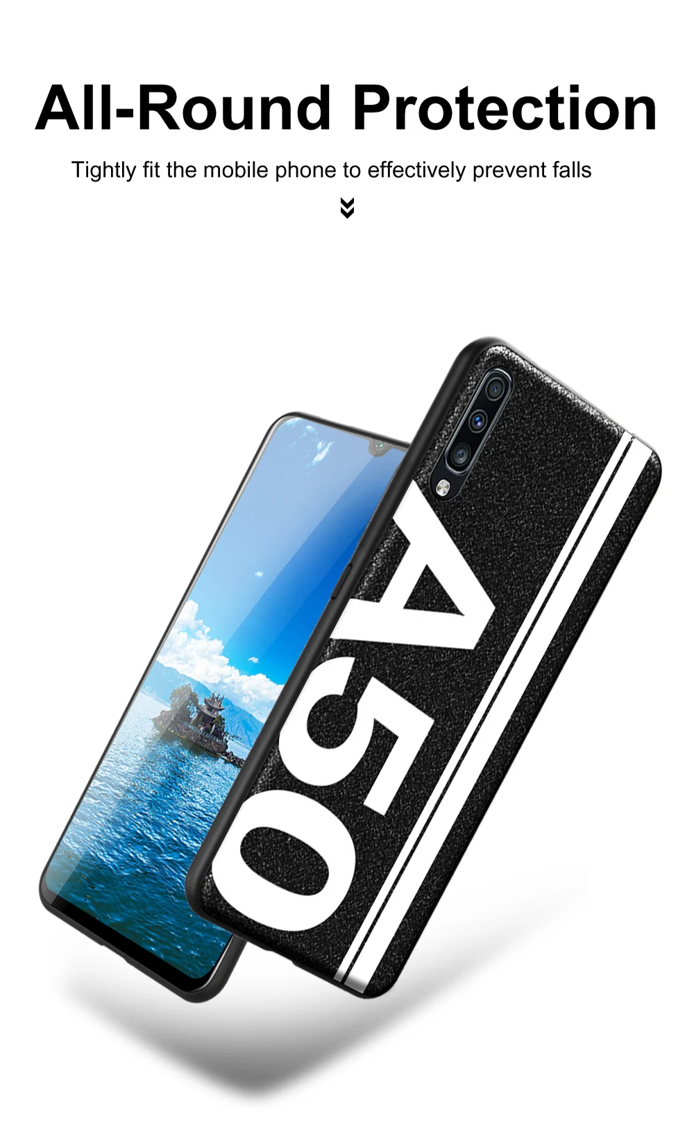 Для samsung A50 чехол из сверкающей кожи Силиконовый мягкий край защитный чехол-накладка для samsung Galaxy A30 A50 A70 чехол противоударное покрытие