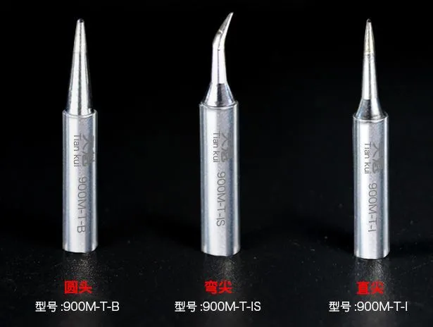 Высокое качество 14 шт./лот бессвинцовый Железный кончик паяльника 900M-T-B/I/K/1C/2C/3C/4C/0.8D/1.2D/1.6D/2.4D/3.2D паяльная станция