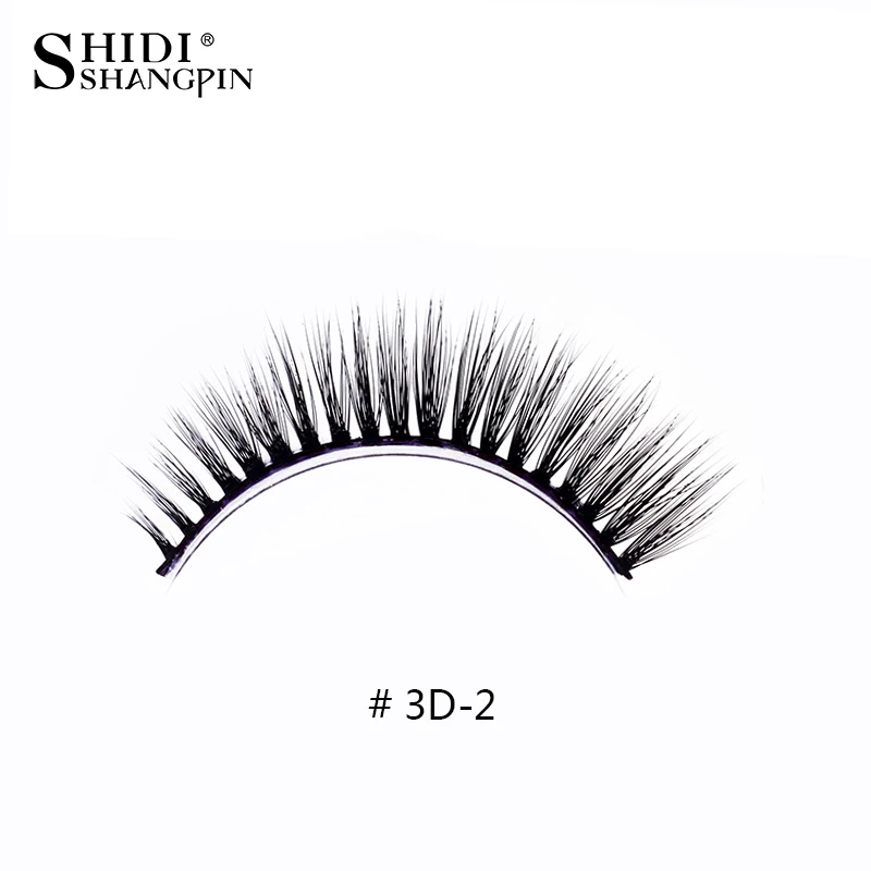 

SHIDISHANGPIN natural long 3d mink lashes false eyelashes 10 mm cilios mink hand made false lashes hand made 3 pairs eyelashes