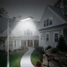 10 Вт Солнечный светодиодный уличный светильник с датчиком супер яркий Настенный светильник водонепроницаемый наружный внутренний светильник для сада и улицы украшения