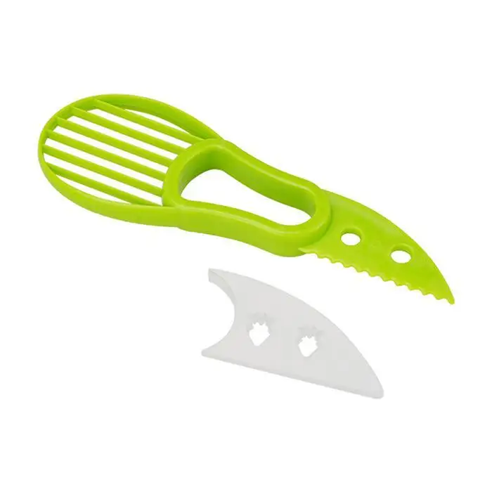 Креативный 3 в 1 ломтерезка авокадо машина для очистки фруктов от кожуры или кожицы резак целлюлоза сепаратор пластиковый нож кухонная утварь для овощей