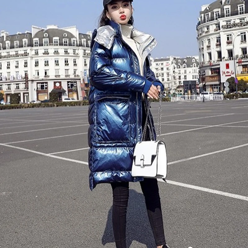 

2019 Fashion Autumn Winter White Duck Down Jackets Women Down Jacket Women Slim Casual Zipper Hooded Thicken Jacket LP369