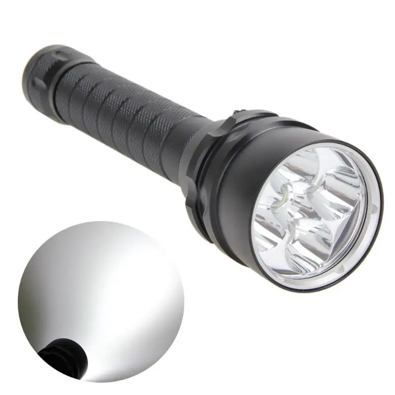

5LED 2500 Lumen Diving Flashlight Underwater 100M Torch Lamp Waterproof LED Torch Flash Light Diver+Charger