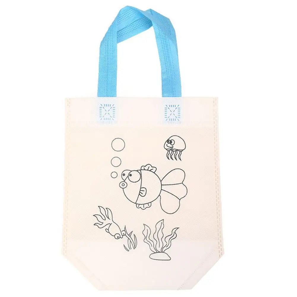 DIY Painting Drawing Bag Environmental Protection Materials Various Design Bag For Develop Child Kindergarten Patience