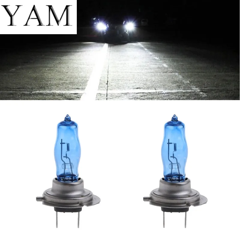 

YAM 1 Pair H7 55W 12V HOD Xenon White 6000k Halogen Car Head Light