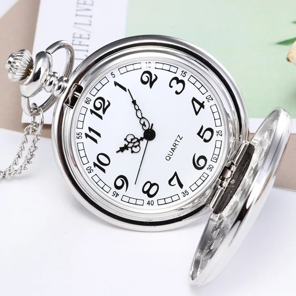 Корона унисекс Мода бронзовая цепочка ожерелье карманные часы moda mujer платье часы reloj mujer Часы