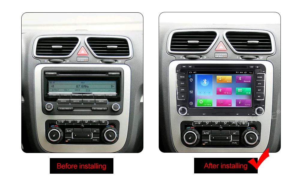 Top High-end system! MEKEDE android 9.1 2GB+32GB car dvd player for VW Skoda Octavia 2 golf car gps navigation with free canbus 12 Top High-end system! MEKEDE android 9.1 2GB+32GB car dvd player for VW Skoda Octavia 2 golf car gps navigation with free canbus 12