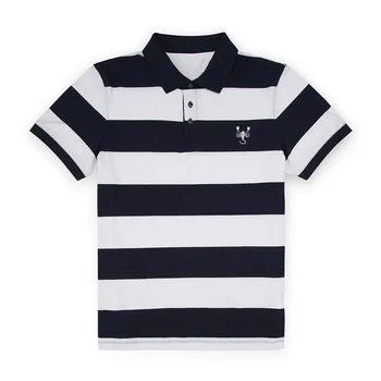 

Mens Scorpion Scorpid Embroidered Knit Striped Short Sleeve Polo Shirts