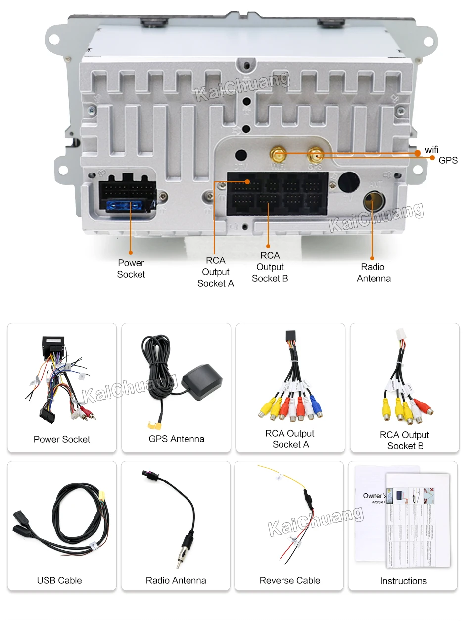 Top 2 din Car Multimedia Player 32G Android 9.0 Octa Cores for Volkswagen caddy/passat b6/amarok/passat b7 radio wifi gps BT SWC 5