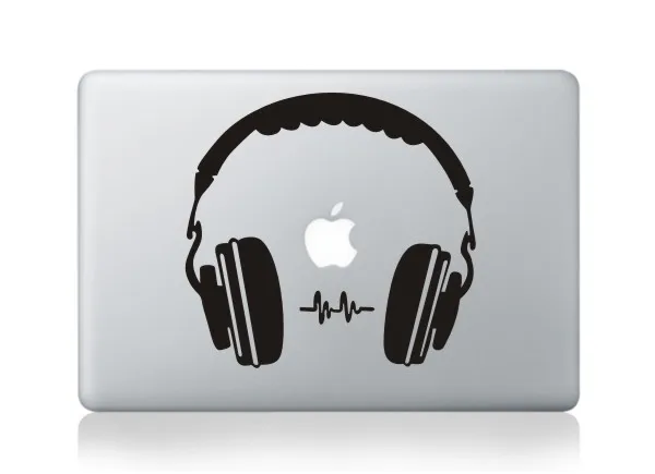Крутой стиль ноутбука ПВХ наклейка для Apple Macbook Наклейка Air Pro retina 1" 13" 1" забавные глаза ноутбук частичная наклейка кожи - Цвет: MB-black-Part C(176)