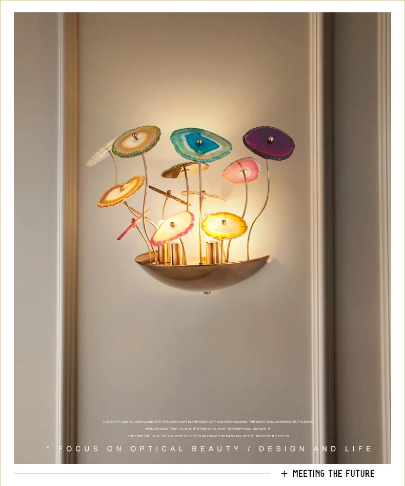 Современный скандинавский Железный настенный светильник для гостиной, для дома, настенный светильник, светодиодный, Декор, золотой алтарь