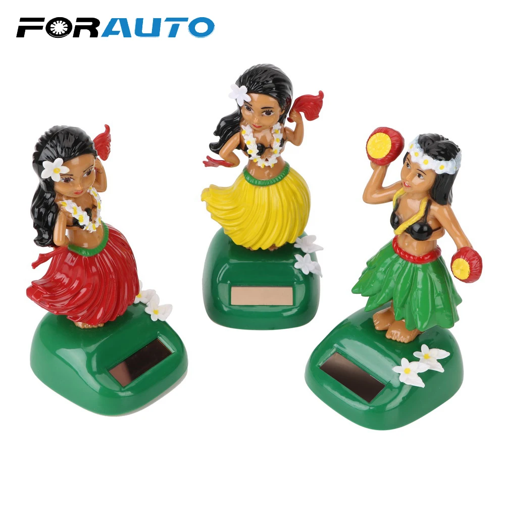 Игрушка Hula на солнечной батарее с вращающейся головой украшение для салона