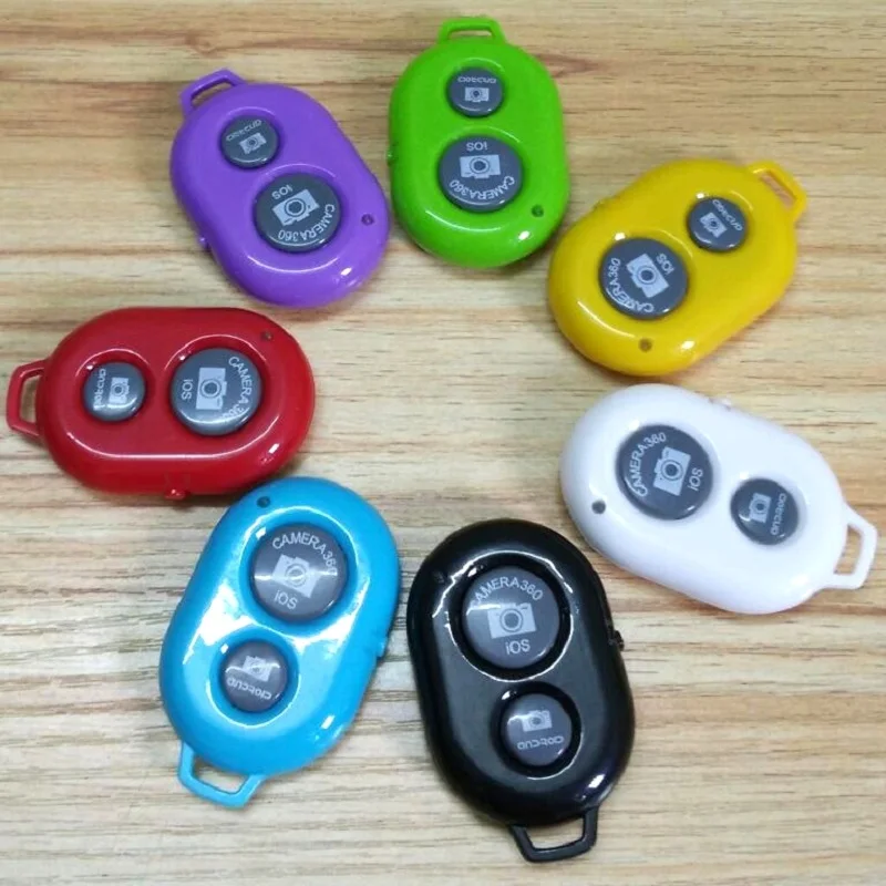 

2017 New Wireless Bluetooth Shutter Selfie Stick Monopod Gekkopod Bluetooth Remote Control For iPhone Samsung Moto Mobile Phone