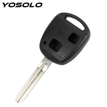 

YOSOLO For Toyota Yaris Avalon Camry RAV4 Corolla Echo Replacement 2 Buttons Remote Key Shell Case Key Cover Car Key