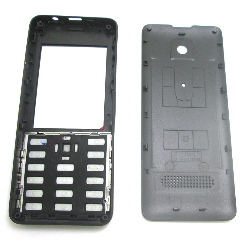 Черный классический чехол с полной крышкой для клавиатуры Nokia 301 Asha N301 и