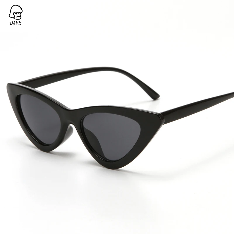 DAVE Cat Eye Sunglasses Women Cute Sexy Retro Sunglass Triangl  Hot Sale Fashion Lady Sun Glasses For Men Vintage Designer frame