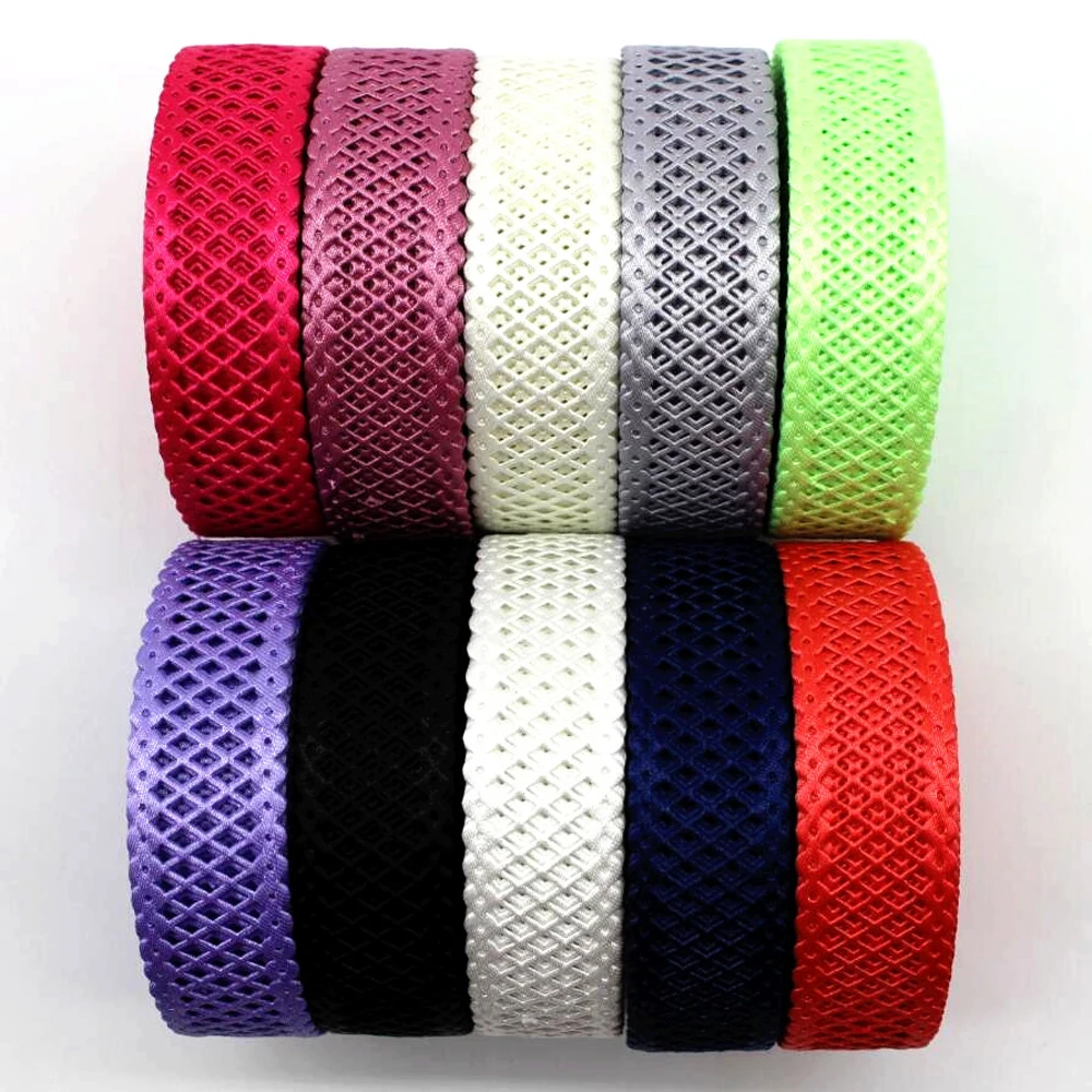 

New 7/8 22mm lace ribbon 10y 20yDIY handmade material hollow clothing material lattice printing
