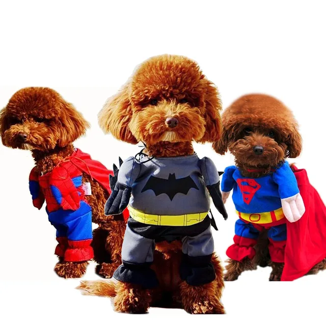 funny cartoon small dog clothes pet costume halloween puppy dog cat clothes cute pet party apparel