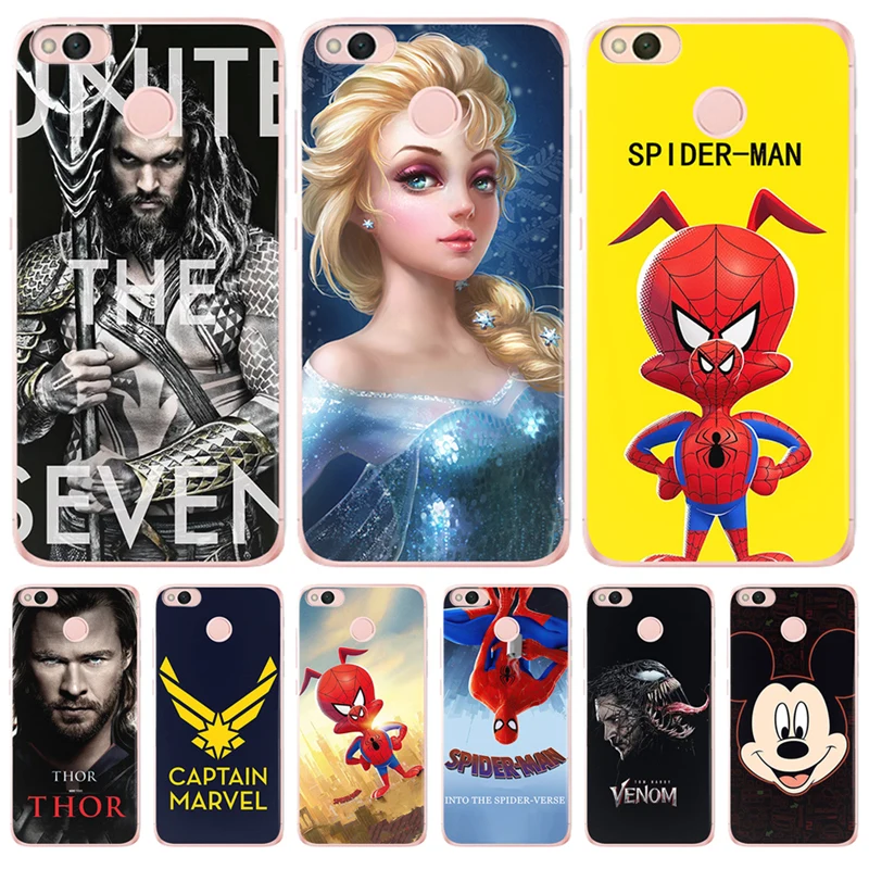 For Xiaomi Redmi Mi 6 Pro 6A A1 5X A2 6X Lite 8 Pocophone F1 phone Spiderman Venom Joker Mickey Mouse case cover cute Luxury |