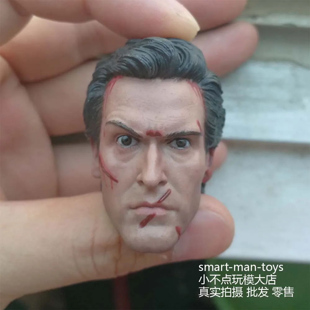 

custom 1/6 scale Head Sculpt Evil Dead 2 Ash Williams Henrietta fit 12" male body toys