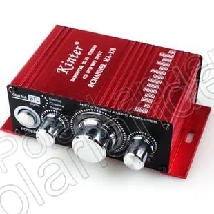 Potência de Saída Amplificador de Potência de Áudio do Carro Mini Canais Amplificador Hi-fi Stereo 12 v cd Dvd Mp3 Entrada 20wx2 Rms 2 8 Hi-Fi Stereo Amplificador 12 V amplificador de