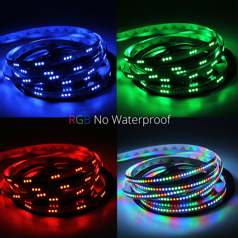 DC12V RGB Светодиодные ленты SMD2835 светодиодный чип гибкие высокого Яркость свет светодиодный Подсветка ленты 234 светодиодный/m