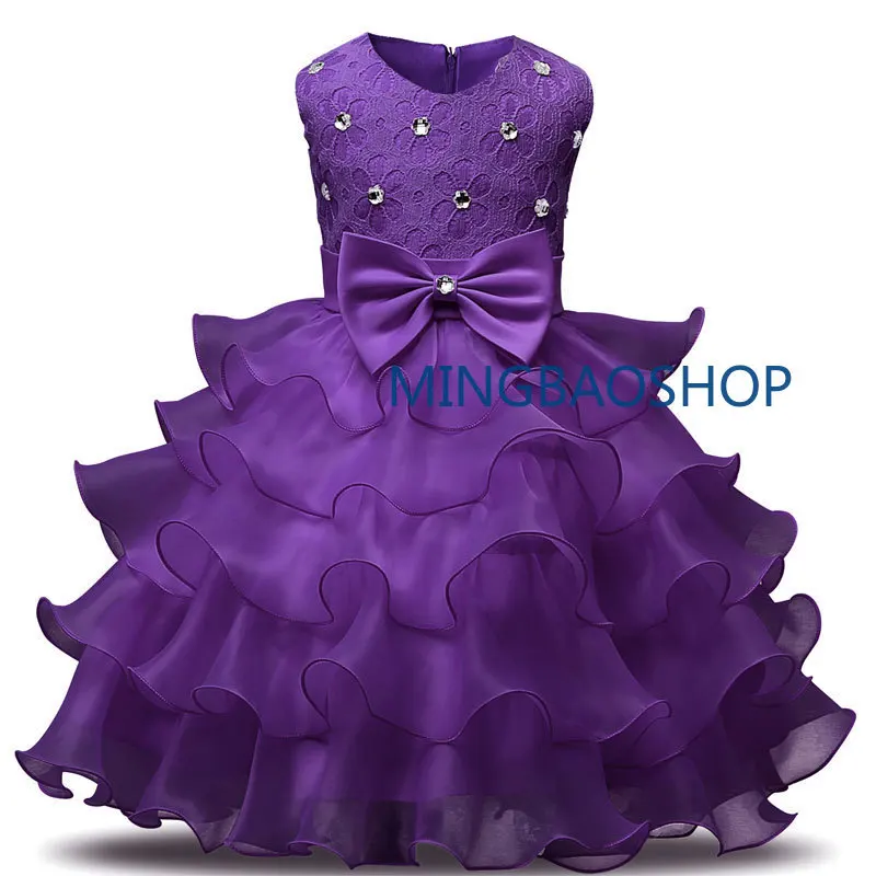 

2019 Girls Dresses beaded princess children's party dress princess dress children's wear clothes for Women