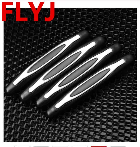 

4PCS Car Door Side Protector Bumper Strips Decal Decorative Anti-Collision Crash Bar Paste For BMW Audi Benz Honda VW Toyota BYD