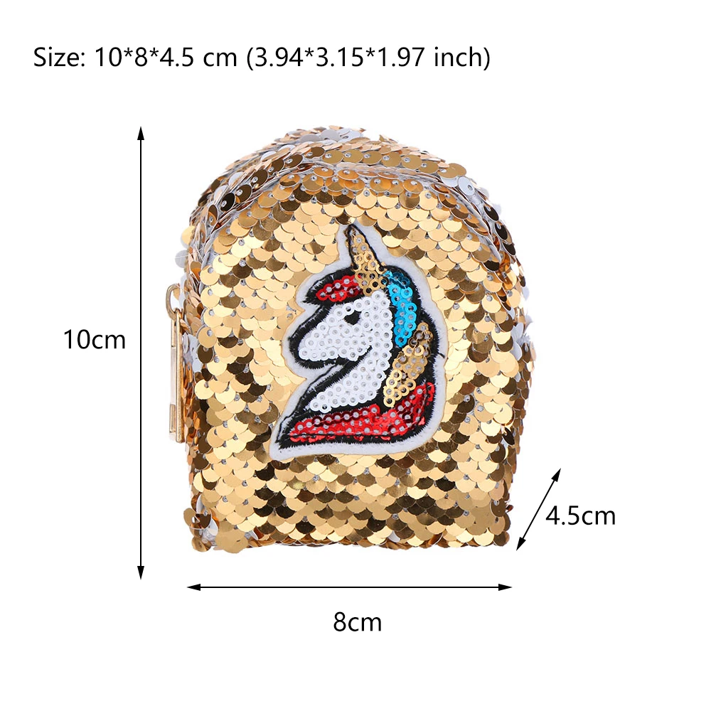 Дизайнерские кошельки с пайетками в виде единорога для женщин и девочек, сумки для денег, дамские мини-кошельки, милые детские кошельки Kawaii, кошелек, держатель для карт