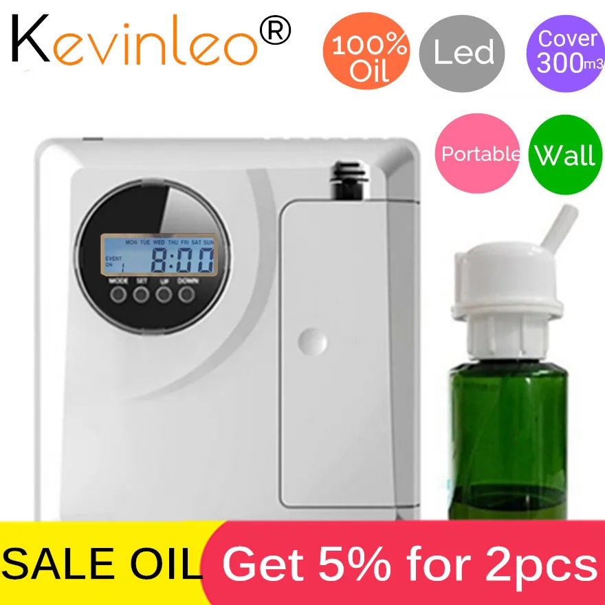 200m2 Scent Machine Air Purifier Aroma Fragrance Machine 8W 12V 200ml Timer Function Scent Unit