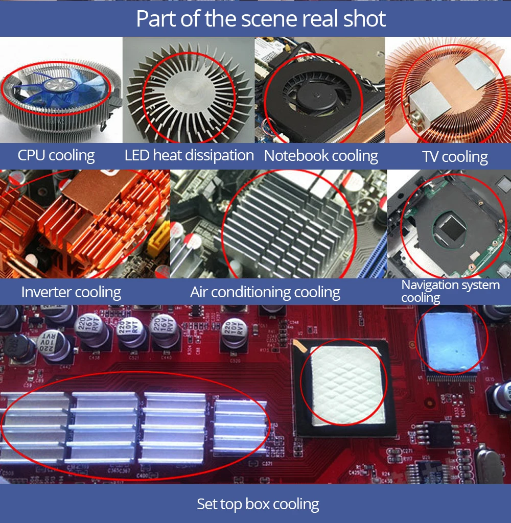 TISHRIC 100*100*2 мм высокая производительность GPU cpu Радиатор охлаждения кулер проводящий SiliconePC Вентилятор Охлаждающая подставка термопрокладки 2 мм