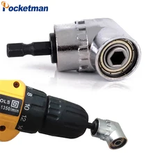 105 градусов угол Отвертки Набор патрон-адаптер Регулируемый сверла угол инструмент отвертка 1/4 дюйма для шестигранных бит гнездо