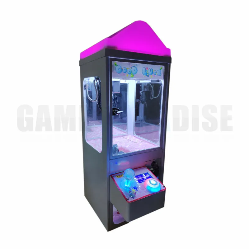 US $1.089.00 Mini Metal Case bar topdoll candy catchermachinecoin operated plush toys claw crane machine with LED top 5 year warranty