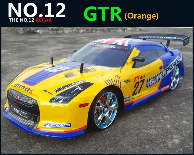 Large RC Car 110 High Speed Racing Car For Nissan GTR Championship 2.4G 4WD Radio Control Sport