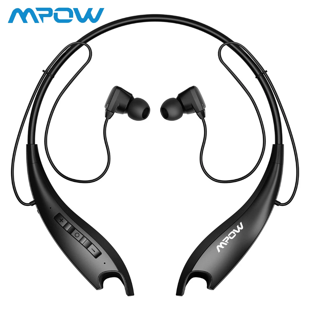 Pаспродажа Mpow Jaws Gen 5 Спортивные Bluetooth наушники 18 часов воспроизведения V5.0 Bluetooth наушники с шейным ремешком шумоподавление Беспроводная гарнитура