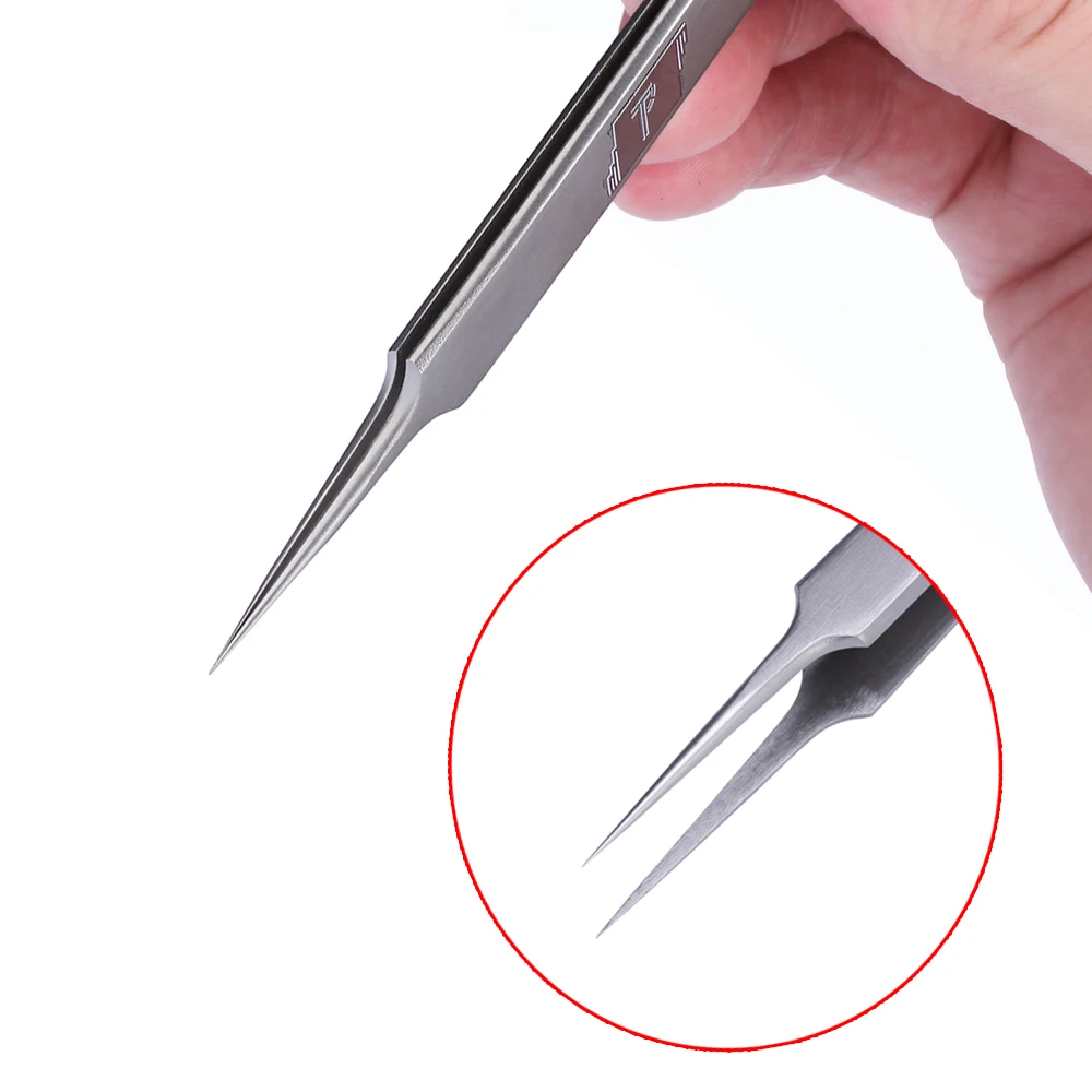 Alta calidad Pinzas de precisión de acero inoxidable Pinzas Herramientas de reparación del teléfono Alta calidad Pinzas de precisión de acero inoxidable Pinzas Herramientas de reparación del teléfono