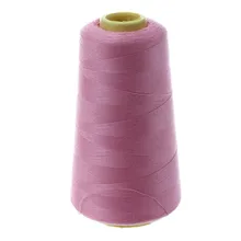 AIMA прочный 3000 ярдов оверлочное шитье МАШИНА промышленная полиэфирная нить метр конусов цвет полиэстер швейная нить(розовый