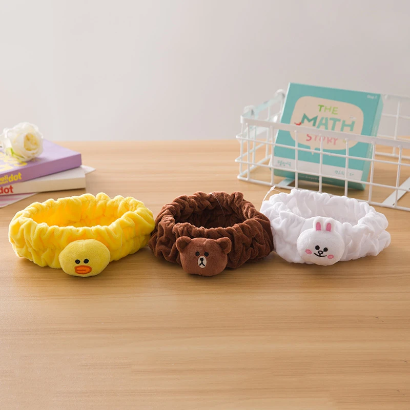 

Cute Little Animal Modeling Cotton Headband For Girl Fashion 3 Colors Cat&Bear&Rabbit Hair Bow Hairband Women Hair Accessories