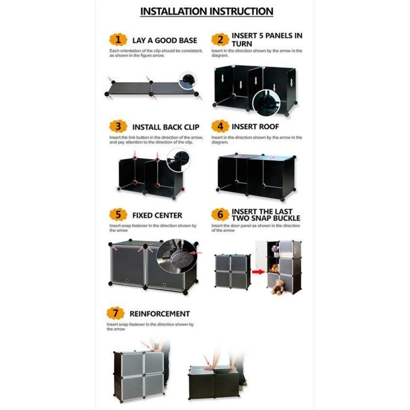 Plastic-Resin-Folding-Simple-Wardrobe16-Cube-with-2-Hang-Lever-and-2-Shoe-Layer-Black-Transparent-White_5_800x800