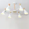 Plafonnier tournant en bois, style nordique moderne, éclairage d'intérieur, luminaire décoratif de plafond, idéal pour un salon, une chambre à coucher, LED, plafonnier led, LED ► Photo 1/6