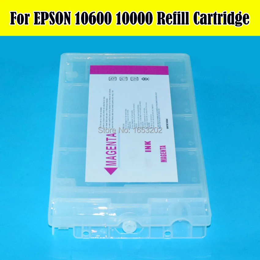 T499-t504 Заправка картриджей для Epson 10600 принтер с показывают уровень чернил сбрасываемый Чипы картриджа 850 мл/уп