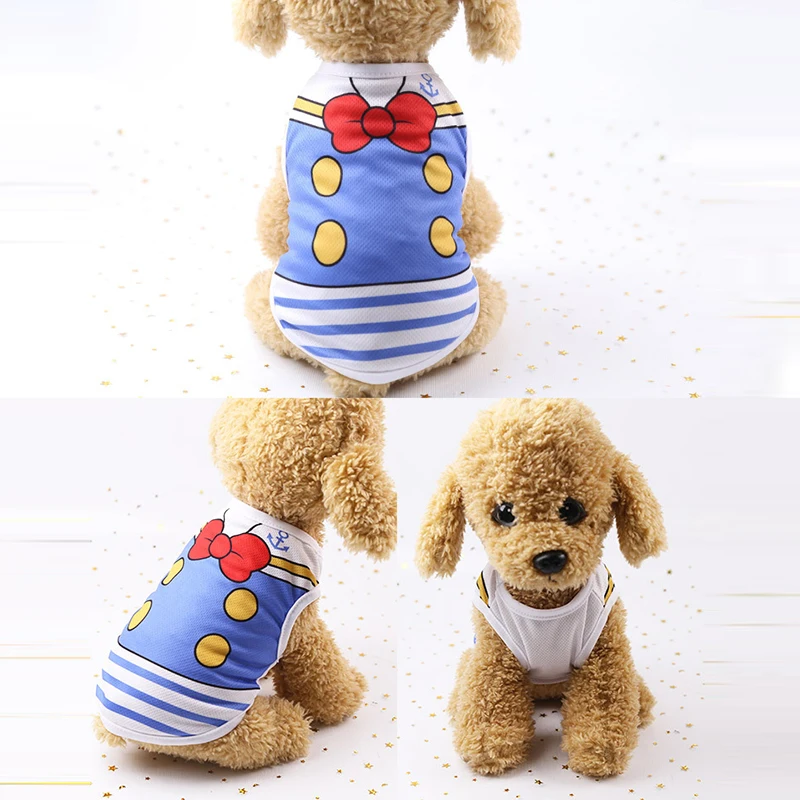 Fake Two Pieces Dog Vests Teddy Cotton Pet Supplies Cat Pets Clothes