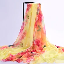 145x200 см супер мягкие шифон с рисунком искусственный шелковый шарф древний костюм платье юбка костюмы Ткань FG09