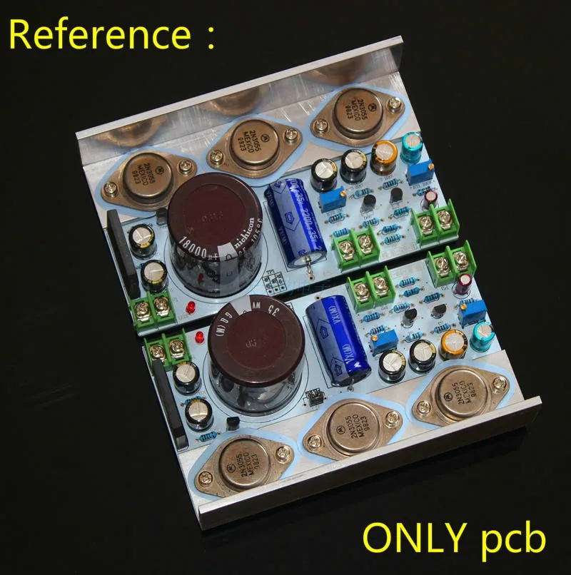 tube amp AIYIMA 2Pcs Hood 1969 Class A Audio Amplifier PCB Board Perfect 6 Tube Mute Version Bare PCB Empty Board musical instrument amplifiers