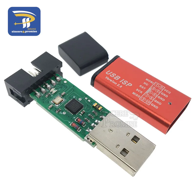 USBASP USBISP ISP программист Загрузчик для Arduino 51 ATMEL AVR поддержка 64 бит Win7 и 32 бит Win98 WinMe Win2000 WinXP Win Vista