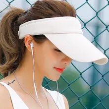 Для мужчин Для женщин Летняя Уличная обувь для гольфа, тенниса Шапки регулируемая спортивная повязка для головы, Классическая широкополая пляжный козырек от солнца, спортивная шапка