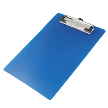

BLEL Hot Practial Office Lab A5 Paper Holding File Clamp Clip Board Writting Report Pad Blue Office School Stationary